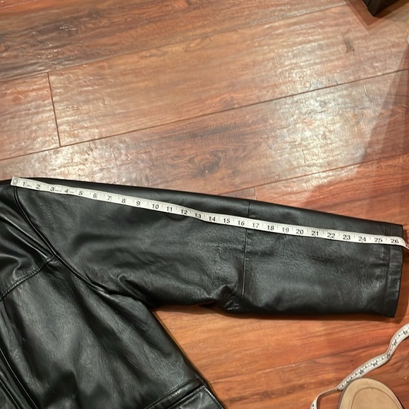 Mens Plonge Genuine Leather Jacket - Picture 8 of 9